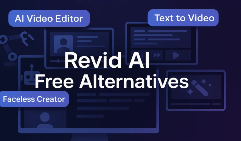 18 Revid AI Free Alternative Tools for Faceless Video Creation