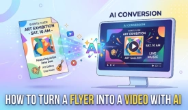 How to Turn a Flyer Into a Video With AI