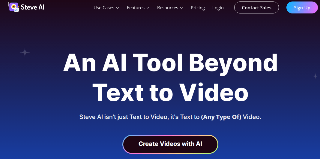 Steve AI video tool