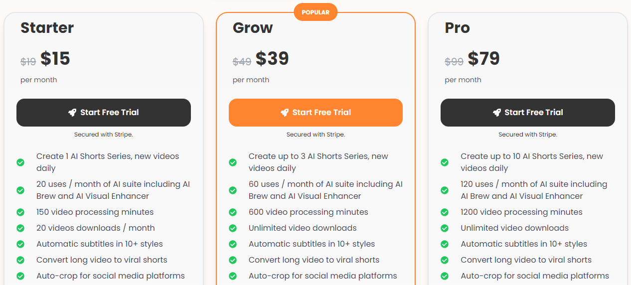 Latte Social Pricing