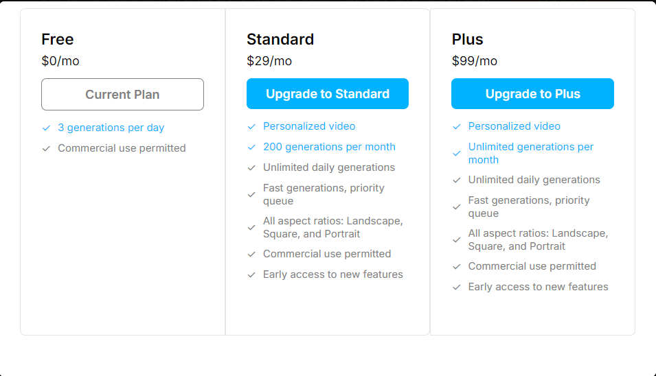 Hotshot AI Pricing