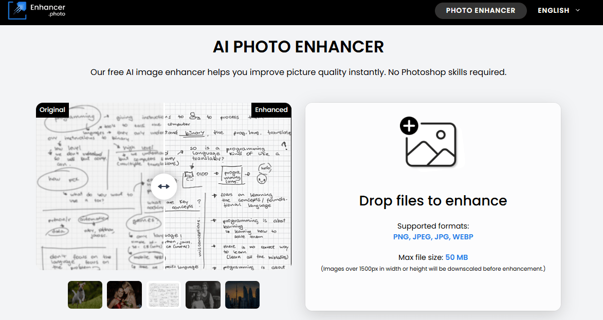 Navigate to Enhancer.photo