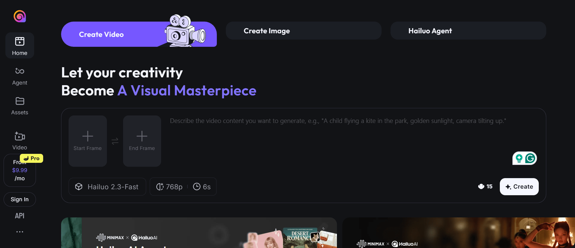 Hailuo AI Video Generator from Text