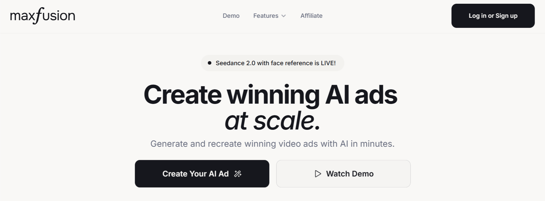 Maxfusion AI Interface
