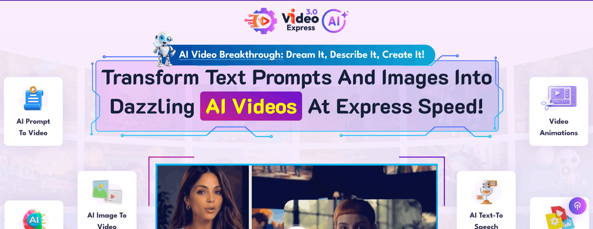 VideoExpress AI website