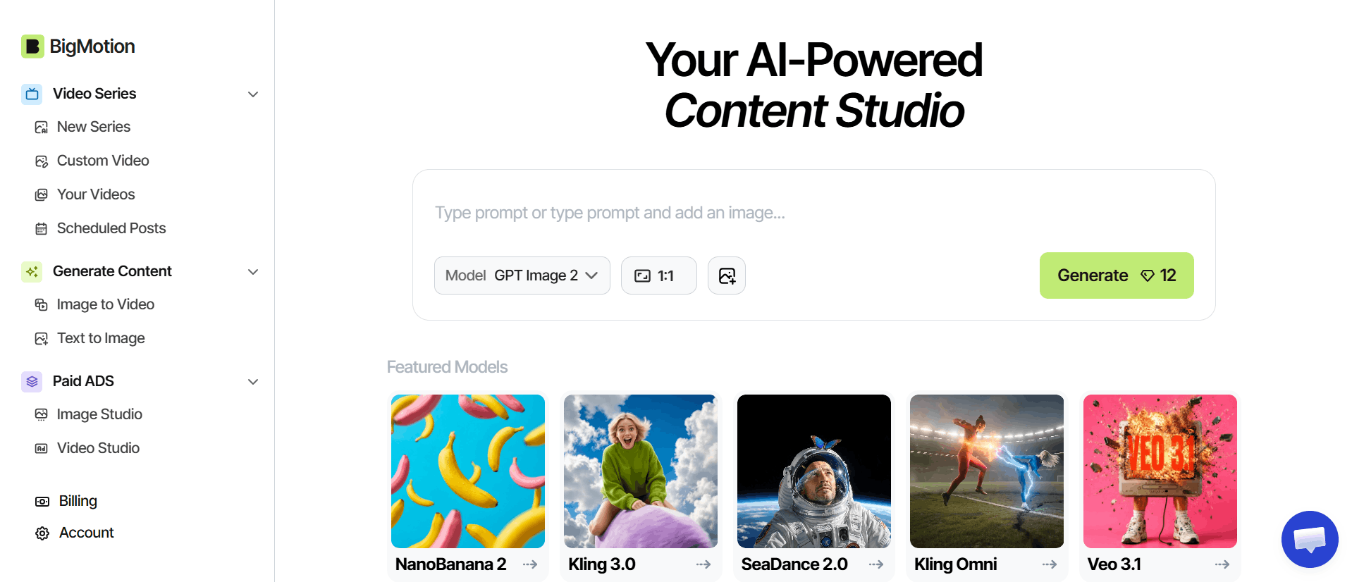 BigMotion AI Dashboard