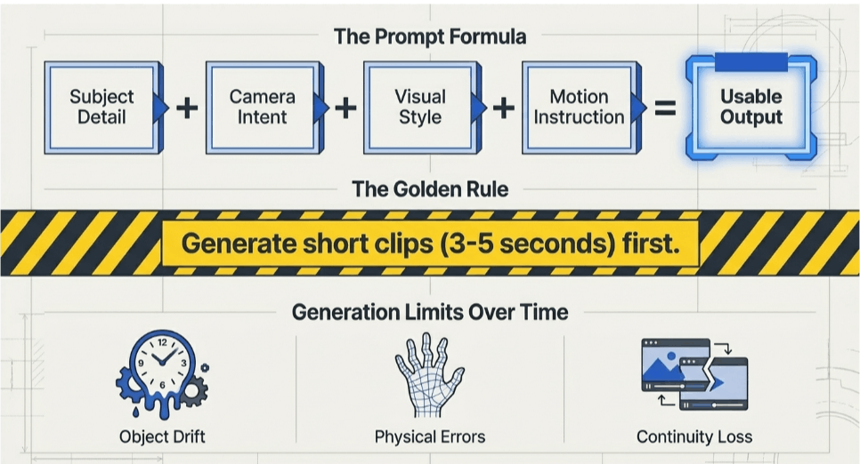 The prompt formula for AI video