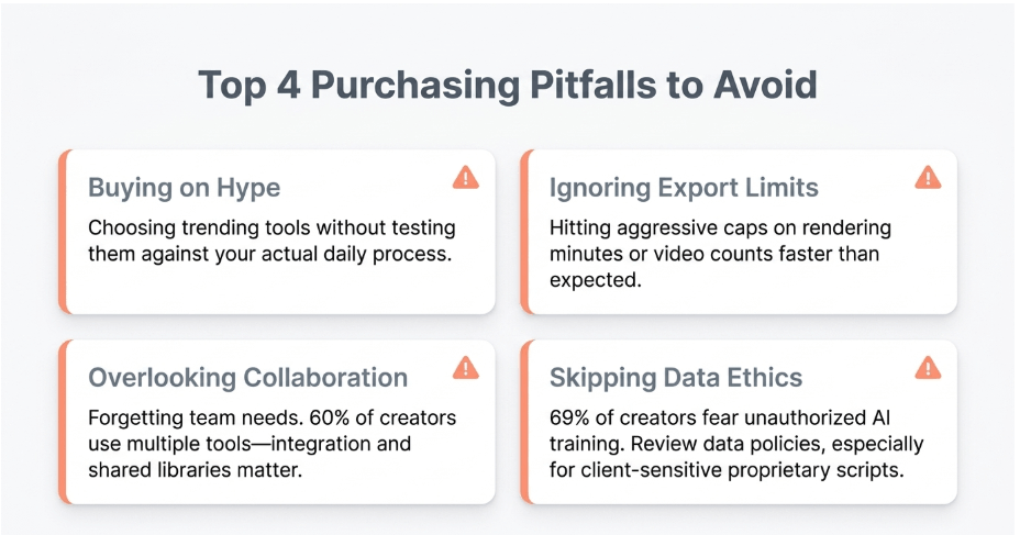 Mistakes To Avoid When Choosing AI Video Tools