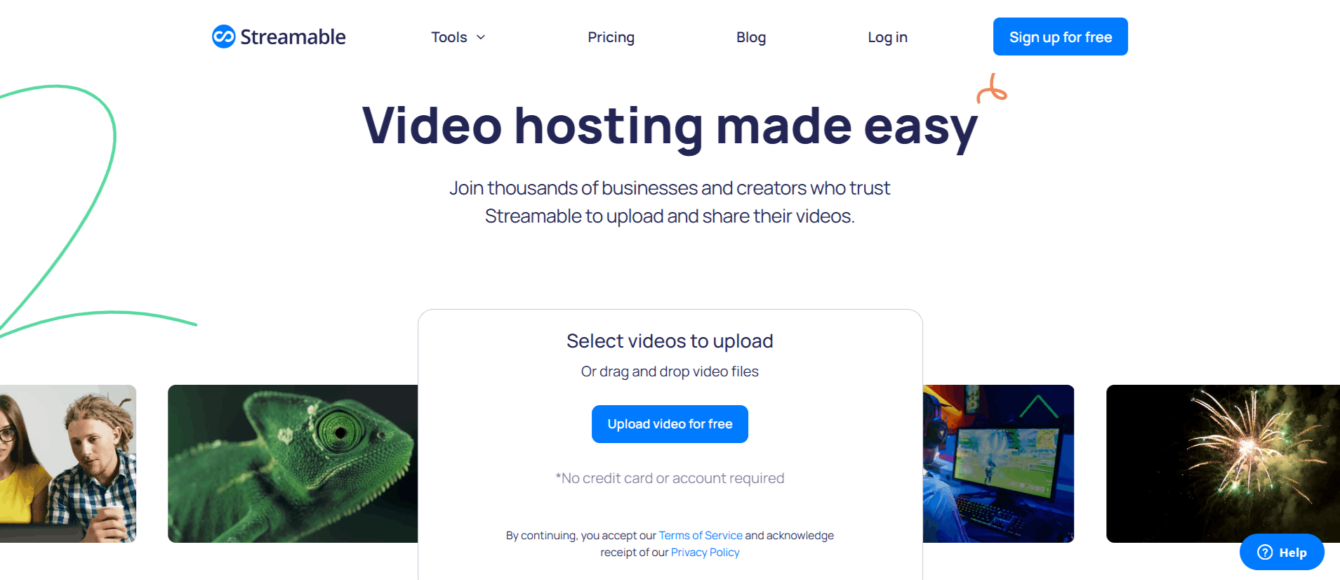 Streamable AI website