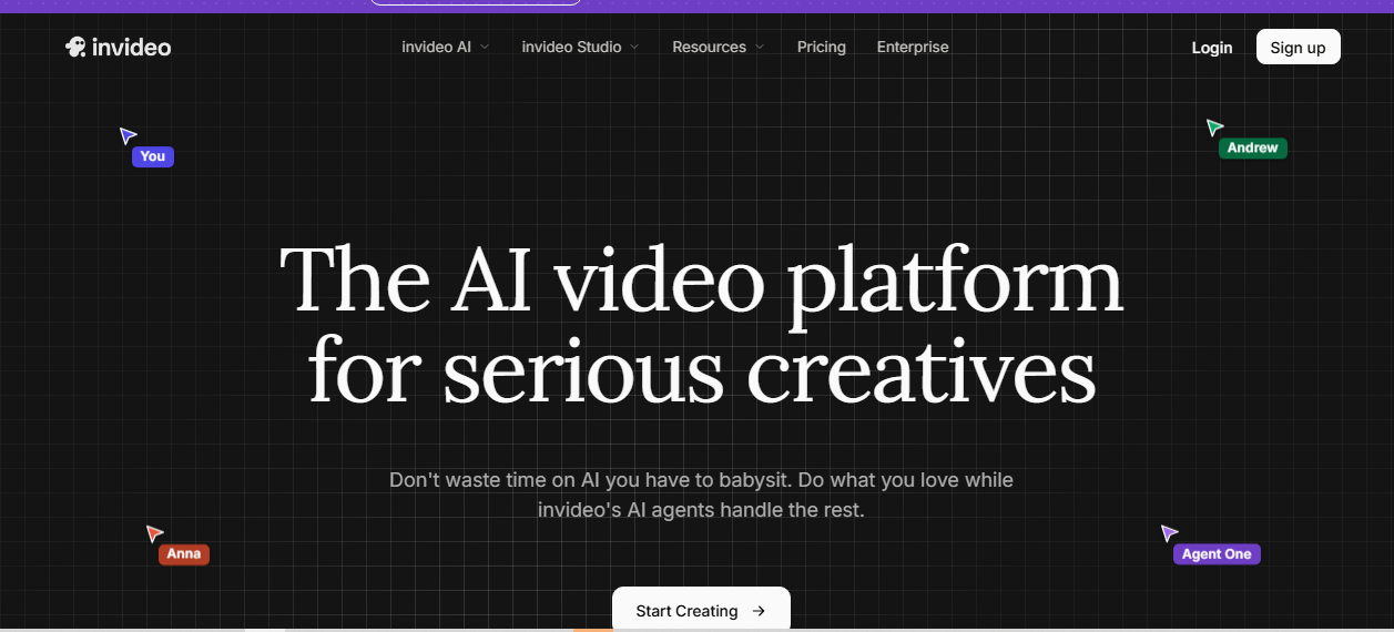 Invideo AI video generator