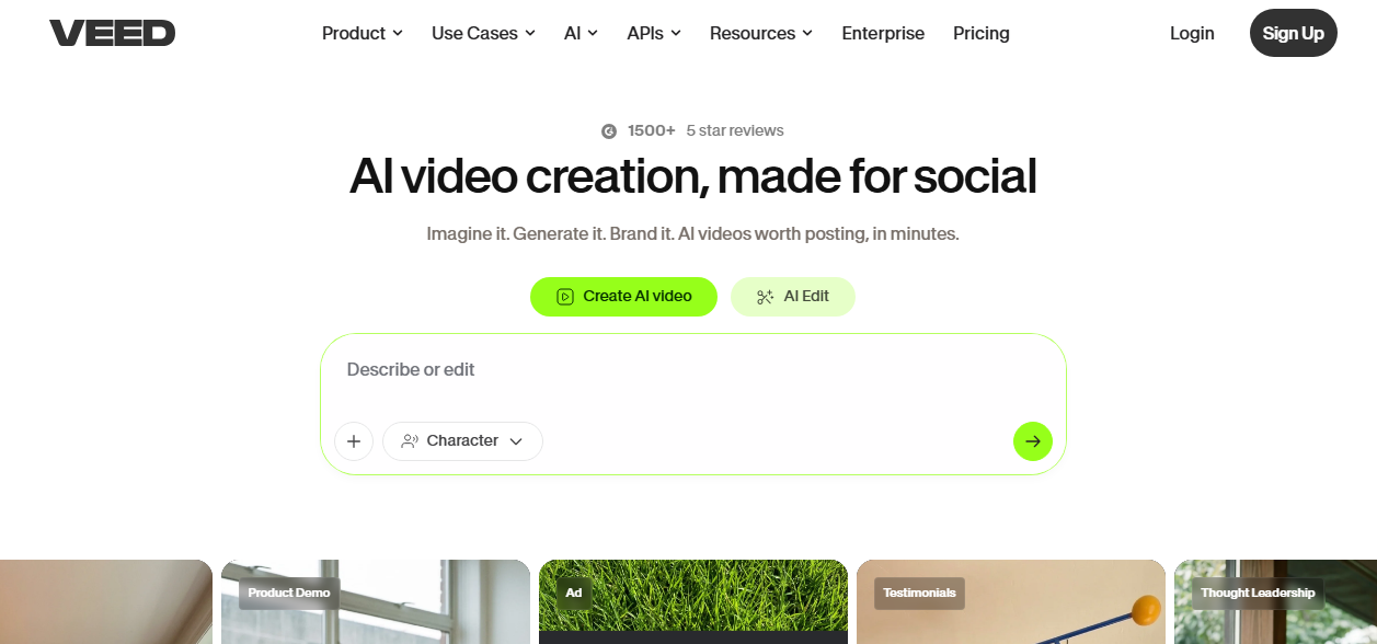 VEED.IO Website