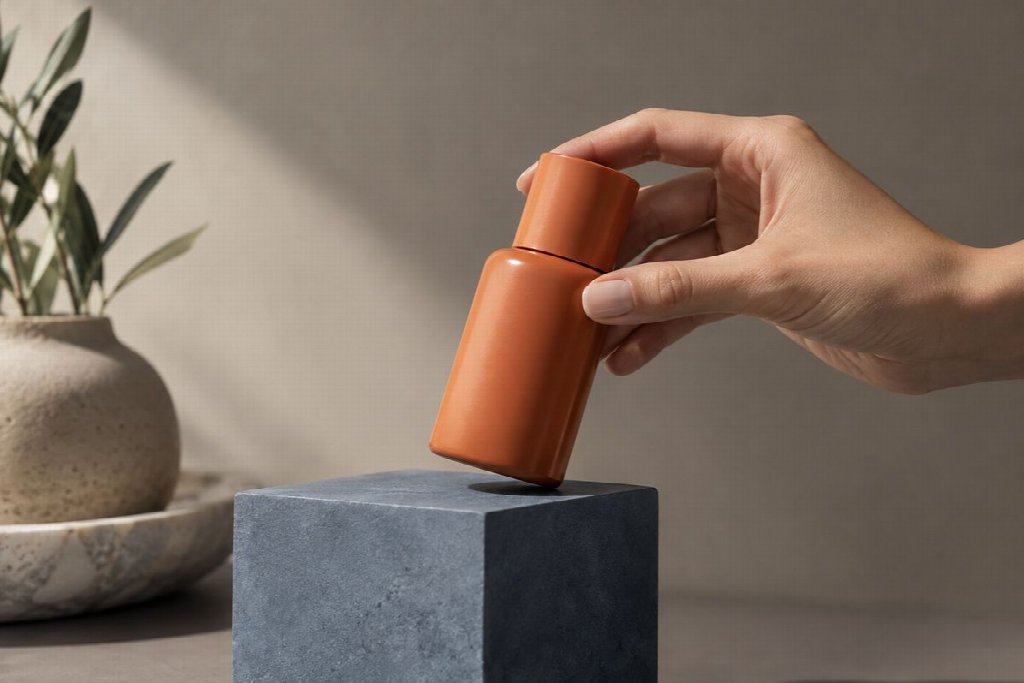 At a cut, the grip and bottle position matter as much as the bottle appearance